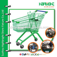 fresh store shopping trolley for food